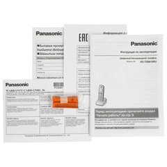Радиотелефон PANASONIC KX-TGB610RUB, память 50 номеров, АОН, повтор, часы/<wbr/>будильник, чёрный