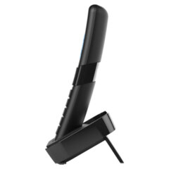 Радиотелефон TEXET TX-D5605A, память 100 номеров, АОН, повтор, спикерфон, часы/<wbr/>будильник, черный