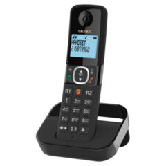 Радиотелефон TEXET TX-D5605A, память 100 номеров, АОН, повтор, спикерфон, часы/<wbr/>будильник, черный