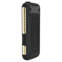 Телефон мобильный TEXET TM-D400, 2 SIM, 1,77", 32 Мб, microSD, FM, MP3, IP54, фонарик, черный