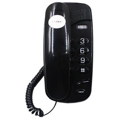 Телефон TEXET TX-238, световая индикация звонка, тональный / импульсный режим, повтор, черный