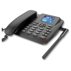 Телефон сотовый офисный TEXET FX-200, 2 SIM, 2,4", 512 Мб, microSD, FM, MP3, Bluetooth, спикерфон,черный