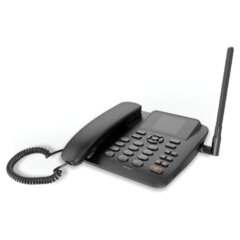 Телефон сотовый офисный TEXET FX-200, 2 SIM, 2,4", 512 Мб, microSD, FM, MP3, Bluetooth, спикерфон,черный