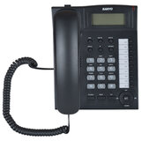 Телефон SANYO RA-S517B, спикерфон, память 30 номеров, тональный / импульсный режим, черный