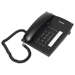 Телефон PANASONIC KX-TS2382RUB, память 10 последних набранных номеров, тональный/<wbr/>импульсный режим, повтор, чёрный