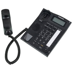 Телефон PANASONIC KX-TS2388RUB, АОН, спикерфон, память 50 номеров в справочнике, тональный/<wbr/>импульсный режим, чёрный