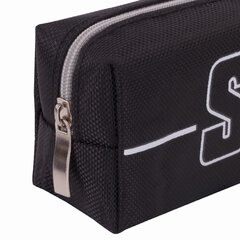 Пенал BRAUBERG, 1 отделение, полиэстер, &laquo;Sport&raquo;, черный, 19&times;4&times;6 см, 270267