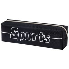 Пенал BRAUBERG, 1 отделение, полиэстер, &laquo;Sport&raquo;, черный, 19&times;4&times;6 см, 270267