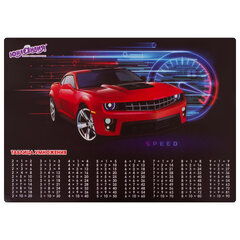 Настольное покрытие ЮНЛАНДИЯ, А3+, пластик, 46&times;33 см, &laquo;Red Car&raquo;, 270398
