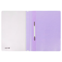 Скоросшиватель пластиковый BRAUBERG &laquo;Pastel&raquo; А4, 130/<wbr/>180 мкм, лиловый, 270456