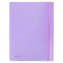 Скоросшиватель пластиковый BRAUBERG &laquo;Pastel&raquo; А4, 130/<wbr/>180 мкм, лиловый, 270456