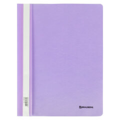 Скоросшиватель пластиковый BRAUBERG &laquo;Pastel&raquo; А4, 130/<wbr/>180 мкм, лиловый, 270456