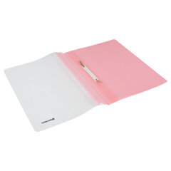 Скоросшиватель пластиковый BRAUBERG &laquo;Pastel&raquo; А4, 130/<wbr/>180 мкм, персиковый, 270457