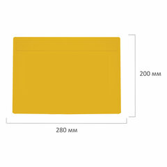 Доска для лепки А4, 280&times;200 мм, желтая, ЮНЛАНДИЯ, 270557