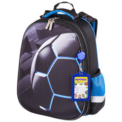 Ранец ЮНЛАНДИЯ EXTRA с дополнительным объемом, 2 отделения, &laquo;Soccer ball&raquo;, 38&times;29&times;18 см, 270677