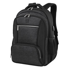 Рюкзак BRAUBERG FUNCTIONAL с отделением для ноутбука, 2 отделения, USB-порт, &laquo;Secure&raquo;, 46&times;30&times;18 см, 270751