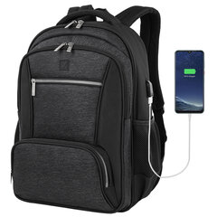 Рюкзак BRAUBERG FUNCTIONAL с отделением для ноутбука, 2 отделения, USB-порт, &laquo;Secure&raquo;, 46&times;30&times;18 см, 270751