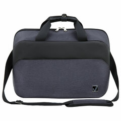Сумка портфель BRAUBERG MODERN с отделением для ноутбука 15-16", откидная крышка, серая, 29&times;42&times;11 см, 270828