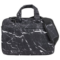 Сумка портфель BRAUBERG STYLE с отделением для ноутбука 13-14", 3 кармана, &laquo;Marble&raquo;, черная, 26&times;36&times;3 см, 270835