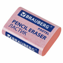 Ластики BRAUBERG PASTEL MAXI НАБОР 3 штуки, размер ластика 44&times;32&times;13 мм, упаковка блистер, 271345