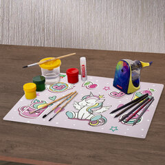 Настольное покрытие BRAUBERG KIDS, А3+, пластик, 46&times;33 см, &laquo;Мечты единорога&raquo;, 271730