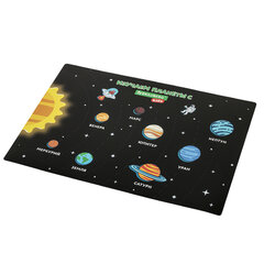 Настольное покрытие BRAUBERG KIDS, А3+, пластик, 46&times;33 см, &laquo;Открытый космос&raquo;, 271731