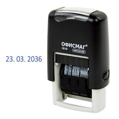 Датер-мини ОФИСМАГ, месяц цифрами, оттиск 22&times;4 мм, &laquo;Printer 7810 BANK&raquo;, 271926