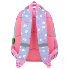 Рюкзак BRAUBERG KIDS SET, с пеналом в комплекте, 2 отделения, &laquo;Rainbow clouds&raquo;, 37&times;28&times;16 см, 272100