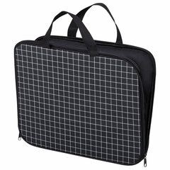 Папка на молнии с ручками BRAUBERG А4, 1 отделение, полиэстер, 20 мм, &laquo;Checkered&raquo;, 272173