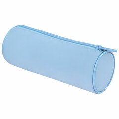 Пенал-тубус BRAUBERG, с эффектом Soft Touch, мягкий, пастельно-голубой, 22&times;8 см, 272300