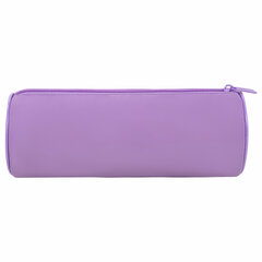Пенал-тубус BRAUBERG, с эффектом Soft Touch, мягкий, пастельно-фиолетовый, 22&times;8 см, 272301