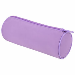 Пенал-тубус BRAUBERG, с эффектом Soft Touch, мягкий, пастельно-фиолетовый, 22&times;8 см, 272301
