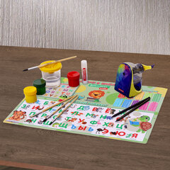 Настольное покрытие BRAUBERG KIDS, А3+, пластик, 46&times;33 см, &laquo;Назад в школу&raquo;, 272367