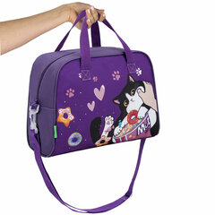 Сумка для занятий BRAUBERG KIDS с ручками, плечевой ремень, 35&times;25&times;15 см, &laquo;Sweet cheeks&raquo;, 272376