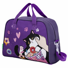 Сумка для занятий BRAUBERG KIDS с ручками, плечевой ремень, 35&times;25&times;15 см, &laquo;Sweet cheeks&raquo;, 272376