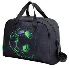 Сумка для занятий BRAUBERG KIDS с ручками, плечевой ремень, 35&times;25&times;15 см, &laquo;Green ball&raquo;, 272377