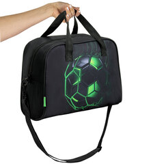 Сумка для занятий BRAUBERG KIDS с ручками, плечевой ремень, 35&times;25&times;15 см, &laquo;Green ball&raquo;, 272377