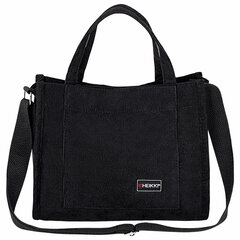 Сумка шоппер HEIKKI MINI (ХЕЙКИ), вельвет, 25&times;20 см, черный, 272439