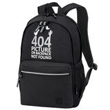 Рюкзак BRAUBERG FASHION CITY универсальный, 2 отделения, "Not found", черный, 46х31х15 см, 272571
