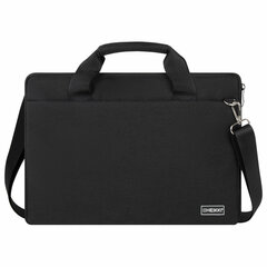 Сумка портфель HEIKKI PROFITABLE (ХЕЙКИ) с отделением для ноутбука 14", 2 кармана, черная, 26&times;36&times;3 см, 272598