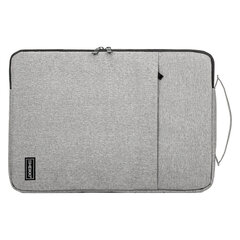 Чехол для ноутбука HEIKKI OPTION 13-14'' (ХЕЙКИ), с ручкой и карманом, серый, 35,5&times;24&times;2,5 см, 272600