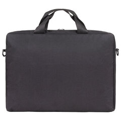 Сумка портфель BRAUBERG PRACTICAL с отделением для ноутбука 15,6", Blue line, черная, 29&times;40&times;7 см, 272603