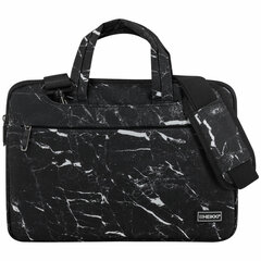 Сумка портфель HEIKKI STYLE (ХЕЙКИ) с отделением для ноутбука 13-14", 3 кармана, черная, 26&times;36&times;3 см, 272606