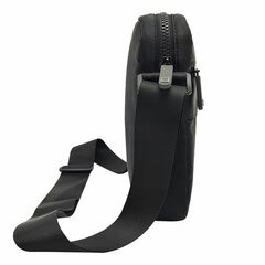 Сумка на плечо HEIKKI COMPACT (ХЕЙКИ) с карманом, черная, 20&times;16&times;5 см, 272632