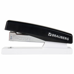 Степлер №24/<wbr/>6, 26/<wbr/>6 BRAUBERG &laquo;STYLE&raquo;, до 25 листов, черный, 272747