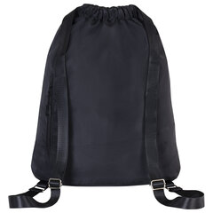 Рюкзак спортивный мешок HEIKKI CASUAL (ХЕЙКИ) с дополнительным карманом, 44&times;34 см, &laquo;Total black&raquo;, 273457