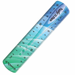 Линейка пластик 15 см, гибкая, MAPED (Франция) &laquo;Twist'n Flex Patterns&raquo;, ассорти, 279115