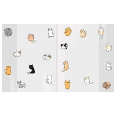 Обложки &laquo;CATS&raquo; для тетрадей и дневников, КОМПЛЕКТ 10 шт., ПЛОТНЫЕ, 210&times;350 мм, 110 мкм, FUNSTER (ФАНСТЕР), 274085
