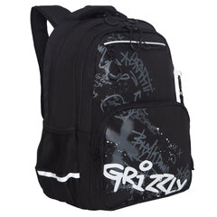 Рюкзак GRIZZLY школьный, анатомическая спинка, 2 отделения, для мальчиков, &laquo;BREAK DOWN&raquo;, 39&times;28&times;20 см, RB-554-7/<wbr/>4