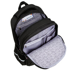 Рюкзак BRAUBERG SOFT, 2 отделения, 3 кармана, &laquo;Кот с характером&raquo;, СВЕТЯЩИЙСЯ, 40&times;31&times;15 см, 274401